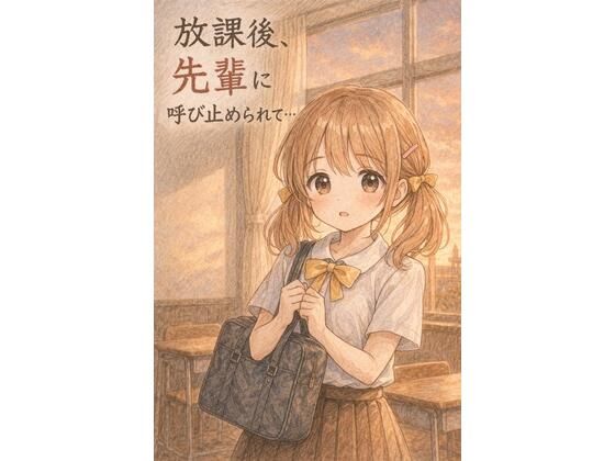 放課後、先輩に呼び止められて、、、 アイキャッチ画像 【同人エロ漫画【新作】】